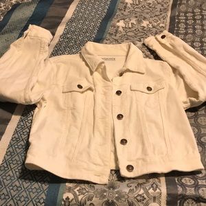White Jean jacket